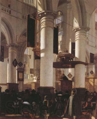 WITTE, Emanuel de Church Interior (mk08) France oil painting art